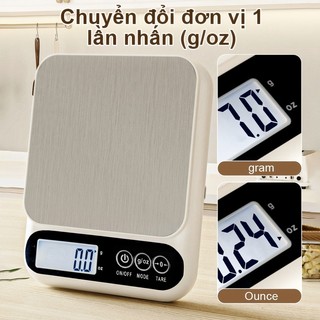 YOWXll Cân Tiểu Ly Điện Tử Nhà Bếp Mini Định Lượng 1g-10kg, Cân Tiểu Li Làm Bánh Độ Chính Xác Cao,Tặng Kèm  Pin