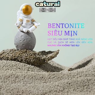 Combo 4 Túi Cát Mèo Catural Platinum – Vón Cục Nhanh - Khử mùi hiệu quả