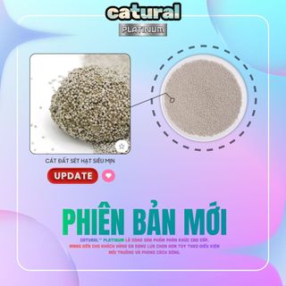 Combo 4 Túi Cát Mèo Catural Platinum – Vón Cục Nhanh - Khử mùi hiệu quả