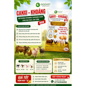 canxi - khoáng cho vật nuôi, thú cưng