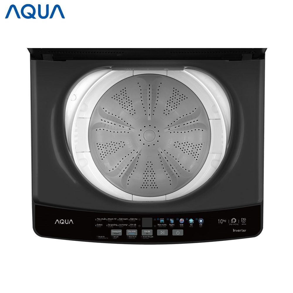 Máy Giặt lồng đứng AQUA Inverter 10kg AWM10-B316L(B) - Freeship toàn quốc - Bảo hành 2 năm