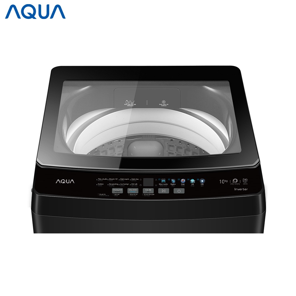 Máy Giặt lồng đứng AQUA Inverter 10kg AWM10-B316L(B) - Freeship toàn quốc - Bảo hành 2 năm