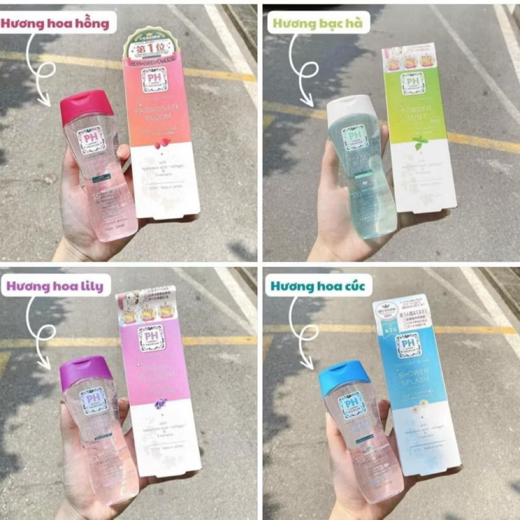 Dung dịch vệ sinh phụ nữ dạng gel PH Care Premium Feminine Wash 150ml và dạng vien đặt 1 vỉ