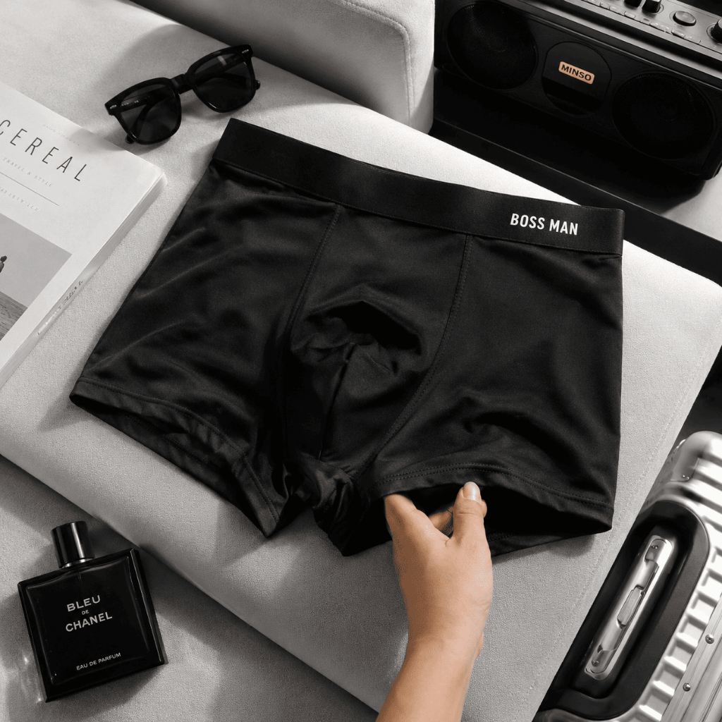 Quần Boxer Nam Cao Cấp Set 5 Màu, Thun Lạnh Co Dãn 4 Chiều, Thấm Hút Mồ Hôi, Mỏng Nhẹ Thoải mái BM01