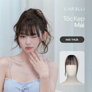 Tóc Kẹp Mái Thưa CAPELLI Dệt Thủ Công Từ Tóc Thật