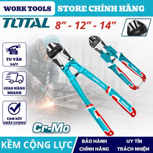 Kềm cắt sắt cộng lực 8” 12” 14” 18” TOTAL THT11386, THT123086, THT113126, THT113146, THT113186 DNTT