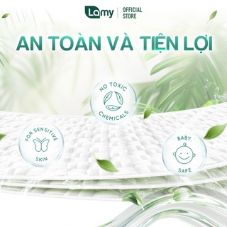Combo 05 gói khăn khô đa năng Lamy 90 tờ không mùi an toàn cho da