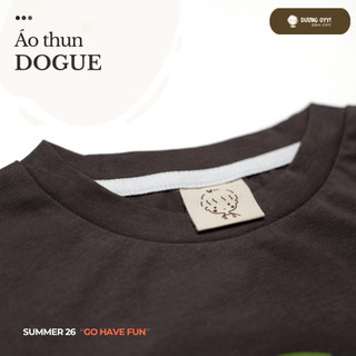 SS26 Áo thun trẻ em cotton DOGUE size 14-38KG dáng suông style Hàn Quốc | Dương Oyy D010426235