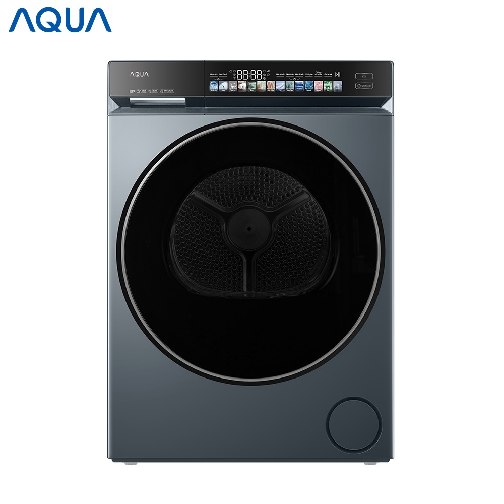 Máy sấy bơm nhiệt Aqua Inveter 10 kg AD10-AR377U1L(GN) - Freeship toàn quốc - Bảo hành 2 năm