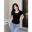 Áo Thun Nữ Freesize Bigsize Phom Áo Croptop Ôm Body Tôn Dáng ,Áo Thun Kiểu Chất Thun Gân Co Giãn G13