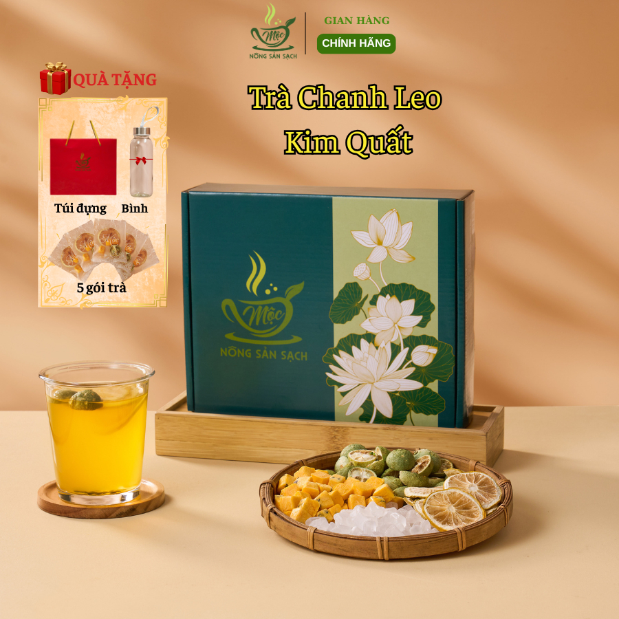 Trà chanh leo kim quất – Thức uống trắng da Triệu Lộ Tư