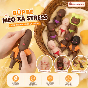 Đồ Chơi Bóp Giảm Stress HomeMate Squishy Dẻo Mềm Co Giãn, Búp Bê Xấu Xí Giải Trí Văn Phòng Độc Lạ