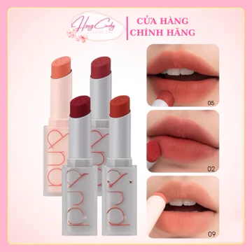 Thỏi Son Lì dạng Thỏi Roman Zero Matte Lipstick Muteral Nude CHÍNH HÃNG