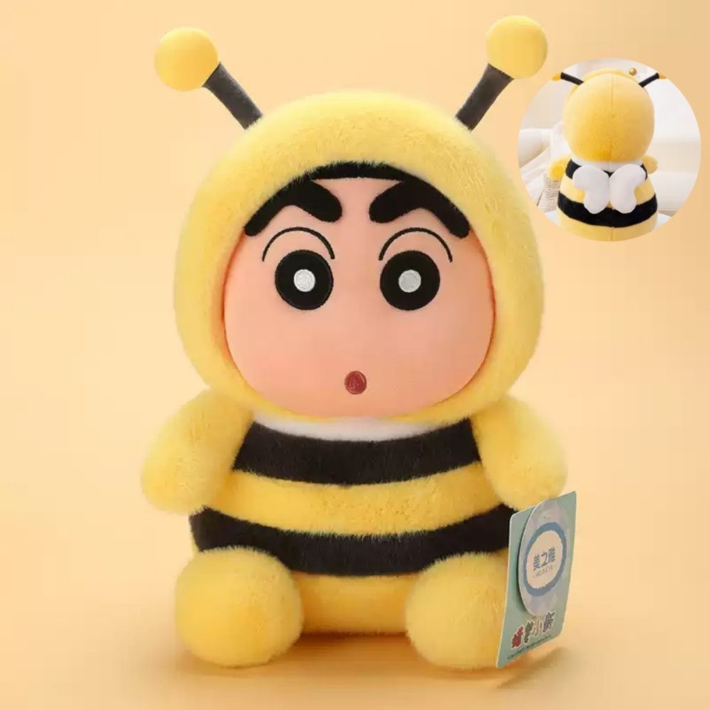 Gấu Bông Shin Cậu Bé Bút Chì Cosplay Các Con Vật Đáng Yêu, Thú Nhồi Bông Shin Chan Mềm Mại Size 25/35/50CM