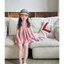 Bộ đồ bé gái mùa hè HIBENAKIDS, set đồ bé gái cộc tay dáng ba lỗ chất đũi nhăn mềm, mịn, mát màu kem, hồng siêu xinh BT7