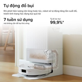 [ROBOROCK] Roborock Qrevo C Pro robot hút bụi lau nhà - Giặt 75 độ, Sấy 45 độ - 18.500Pa - Bh 2 năm