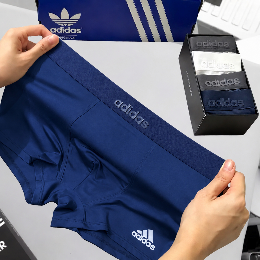 Quần Lót Nam [ COMBO 5C] boxer nam thun lạnh cao cấp thoáng khí co giãn 4 chiều set 5 màu DA02