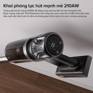 [ROBOROCK] Roborock H60 Ultra máy hút bụi cầm tay không dây cao cấp - Thân máy uốn 90 độ - Bh 2 năm