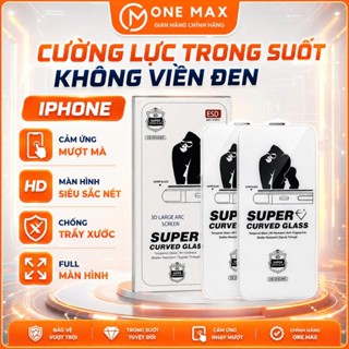 Kính cường lực  không viền đen trong suốt SUPER ESD 9D cho IP 17Promax 16Promax 16/15/14/13/12/11/xr/xs/x/pro/plus/max