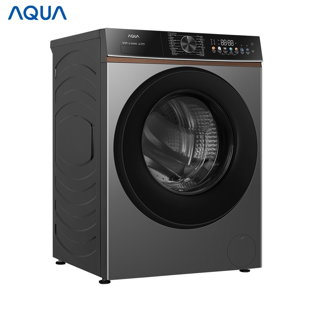 Máy giặt lồng ngang AQUA Inverter 9.5kg AW95-BP4657M(B) -  Freeship toàn quốc - Bảo hành 2 năm