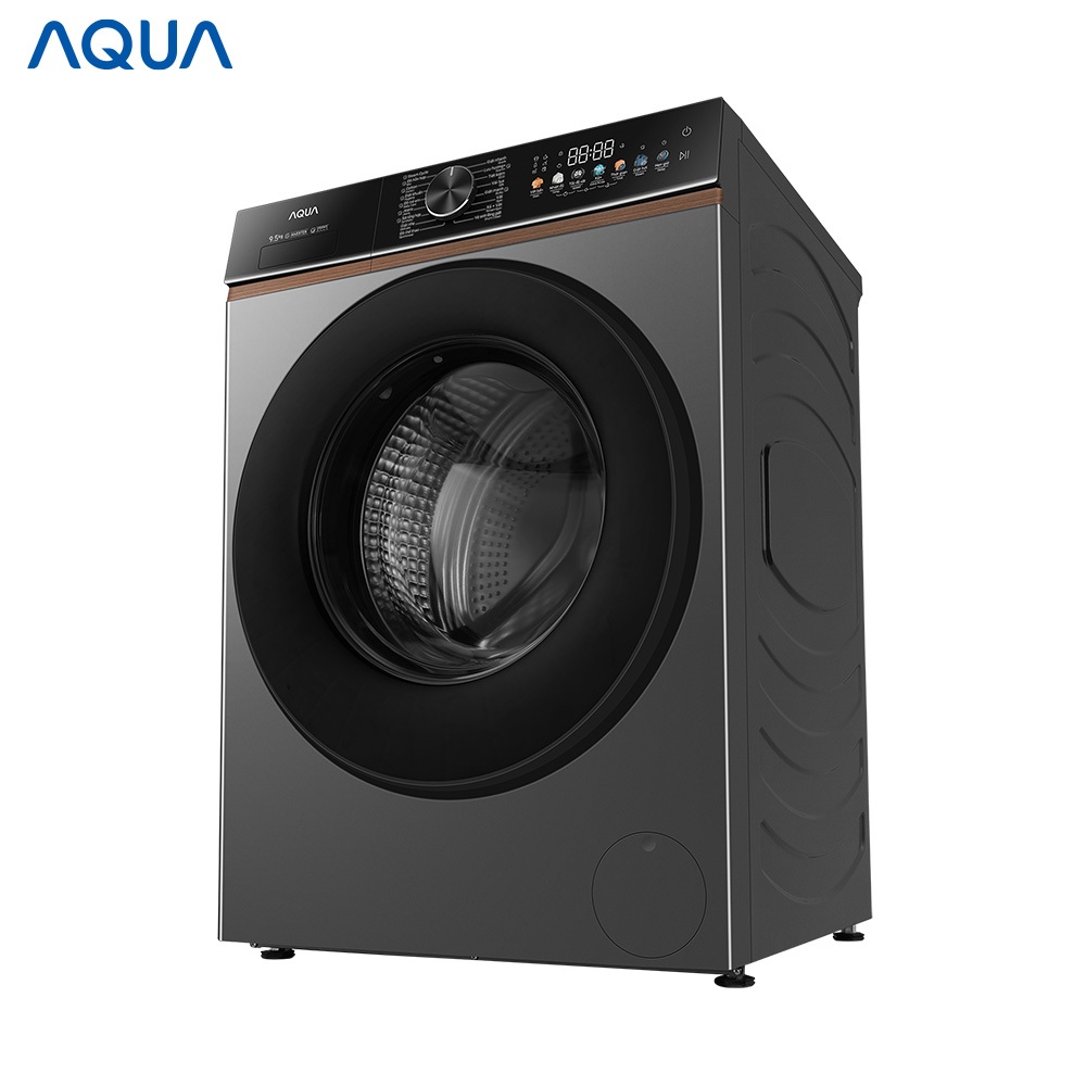 Máy giặt lồng ngang AQUA Inverter 9.5kg AW95-BP4657M(B) -  Freeship toàn quốc - Bảo hành 2 năm