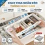 Khay Chia Ngăn Kéo Tủ Bếp, Bàn Học Điều Chỉnh Chiều Dài Nhựa PP Cao Cấp, Khay Đựng Mỹ Phẩm Gọn Gàng GADI