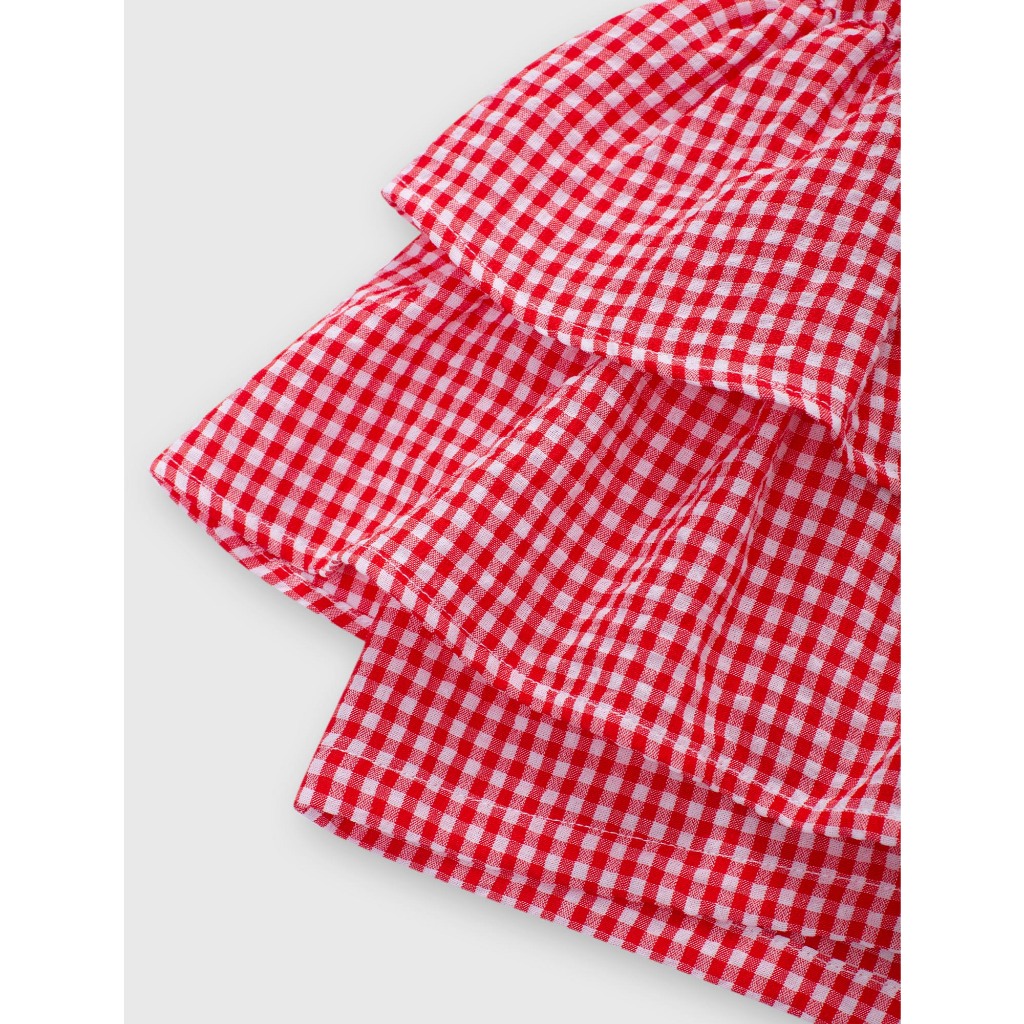 Quần short bé gái CANIFA quần giả váy bồng xòe nhiều tầng chất liệu cotton pha mềm mại 1BS26S002