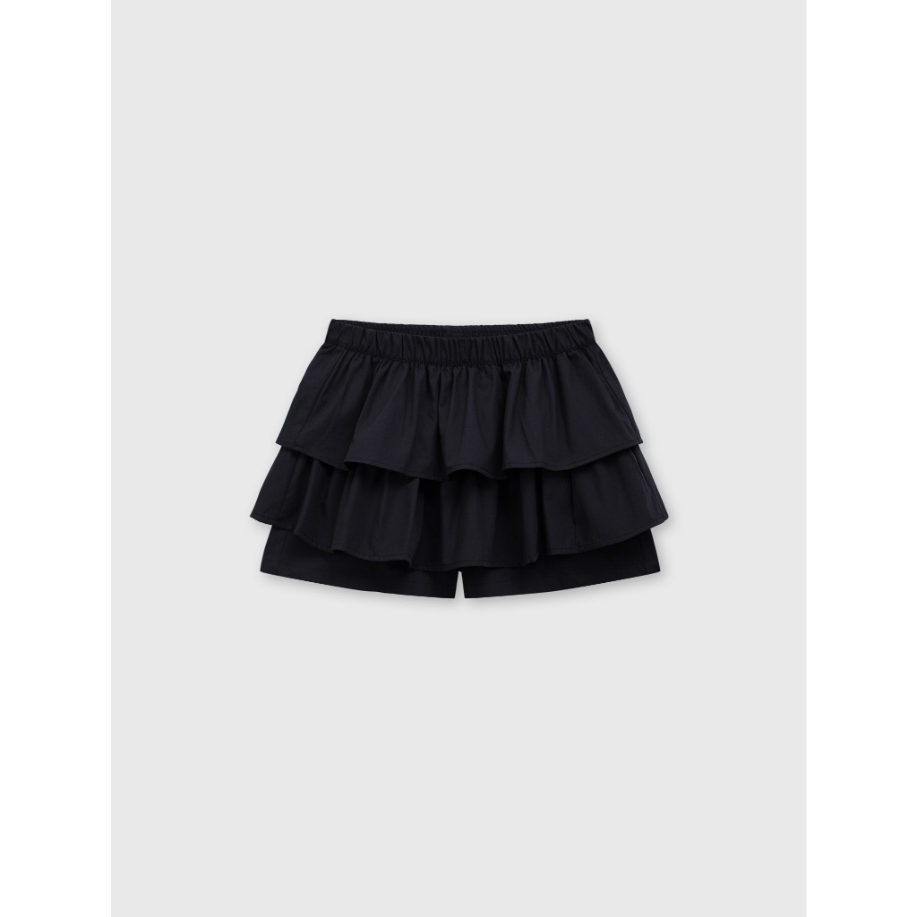 Quần short bé gái CANIFA quần giả váy bồng xòe nhiều tầng chất liệu cotton pha mềm mại 1BS26S002