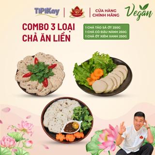 Combo 3 Loại Chả Chay (250g/đòn) - Chay Mặn Đều Dùng Được - TiPiKay Shop