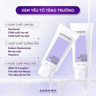 Kem Dưỡng AHOHWA Inter-Cure Perfect Repair Cream Siêu Phục Hồi Da Mẫu Thử Duduhouse