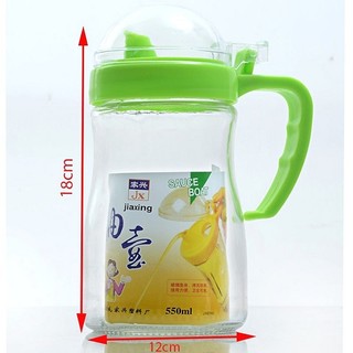 Chai Chiết Dầu Ăn, Nước Mắm, Xì Dầu Bằng Thuỷ Tinh Dung Tích lớn  Nắp Bật Tiện Lợi