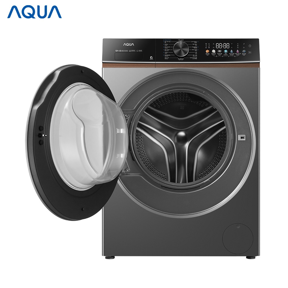 Máy giặt lồng ngang DD Inverter AQUA 12 Kg AW12-BD4657U1M(GN) - Freeship toàn quốc - Bảo hành 2 năm