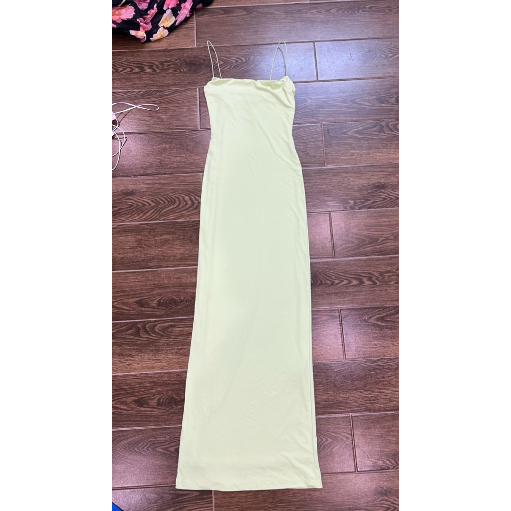Váy Thun Lạnh Body Dáng Dài 4 Màu