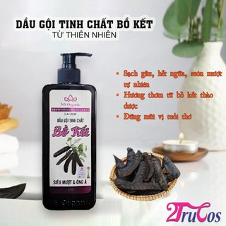 Dầu gội thảo dược NS Organic Herbal Shampoo 500ml (Bồ Kết & Bưởi Hà Thủ Ô bóng mượt đen tóc) 2Trucos
