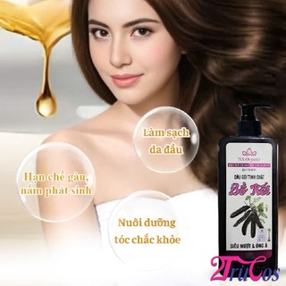 Dầu gội thảo dược NS Organic Herbal Shampoo 500ml (Bồ Kết & Bưởi Hà Thủ Ô bóng mượt đen tóc) 2Trucos