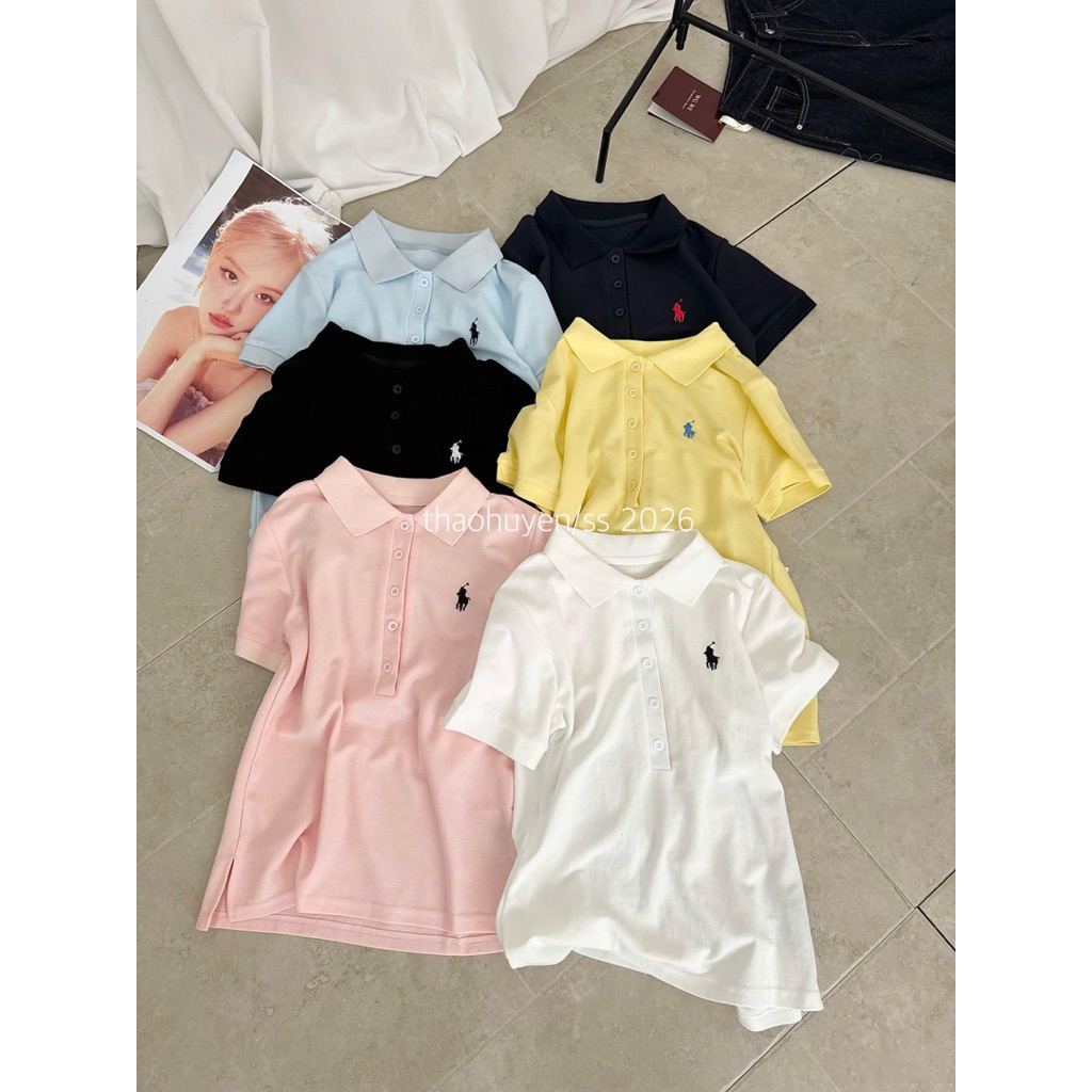 [𝐒𝐮𝐙𝐲] Áo Thun PoLo Thêu Ngựa Miêu QCCC (48-56kg)