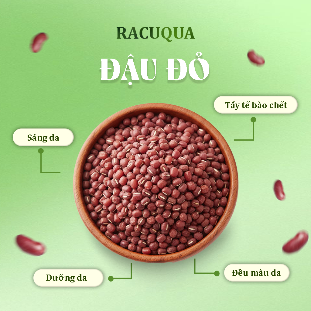 Combo Giảm Nám, Tàn Nhang Tía Tô + Đậu Đỏ RACUQUA 150g