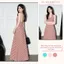 Váy Maxi Yếm Kẻ Caro, Đầm Dáng Dài Hở Lưng Quyến Rũ Đi Biển Chụp Ảnh Nàng Thơ Élan Sweet