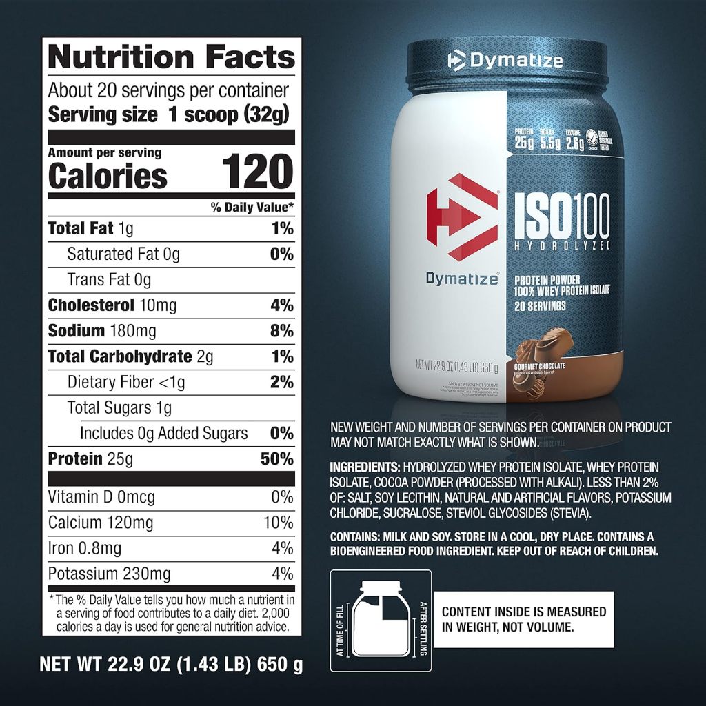 Dymatize ISO100 Whey Protein  Dạng Bột Dễ Pha