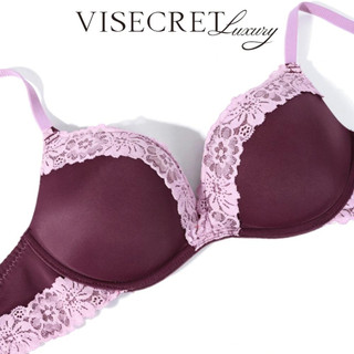Áo Lót Áo Trong PushUp Bra Nữ Chất Su Phối Viền Ren Mút Đệm Dày Độn Nâng Quả Tạo Khe Dây Vai Bản Lưng Nhỏ -- A-VN260450
