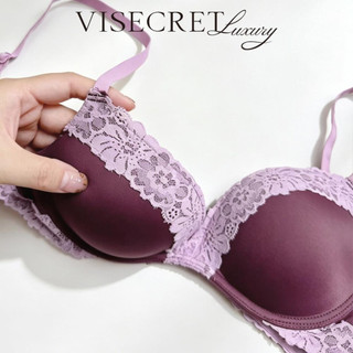 Áo Lót Áo Trong PushUp Bra Nữ Chất Su Phối Viền Ren Mút Đệm Dày Độn Nâng Quả Tạo Khe Dây Vai Bản Lưng Nhỏ -- A-VN260450