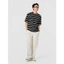 Áo Phông Nam Yody Relax Kẻ To Mác Everyday MCTS26S054