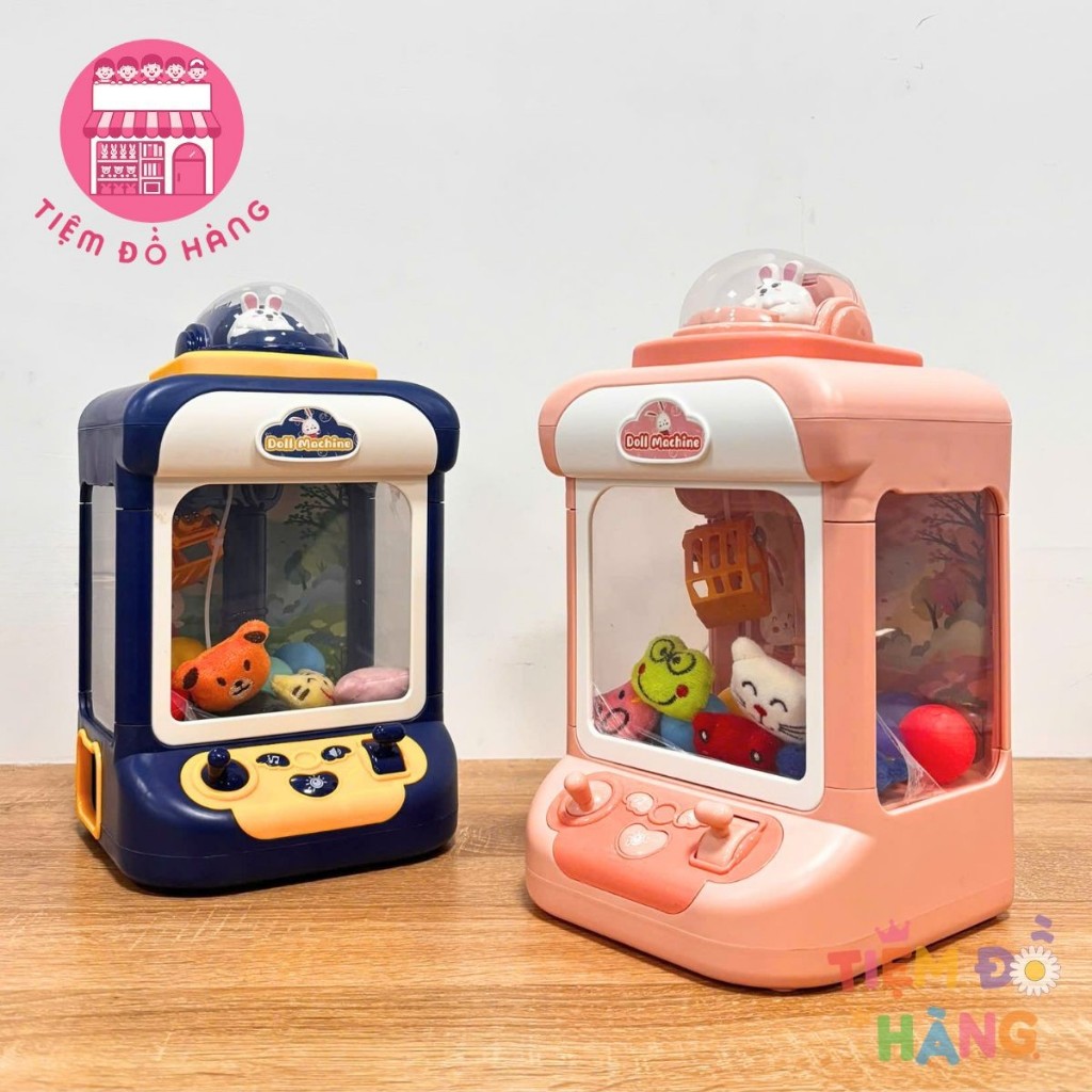 Đồ Chơi Máy Gắp Thú Bông Mini Phiên Bản Sạc Pin, Có Nhạc Vui Nhộn Dành Cho Bé