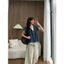 Áo babydoll linen tay phồng tiểu thư siêu xinh Hoadanbistore, Áo kiểu tiểu thư buộc nơ xinh xắn