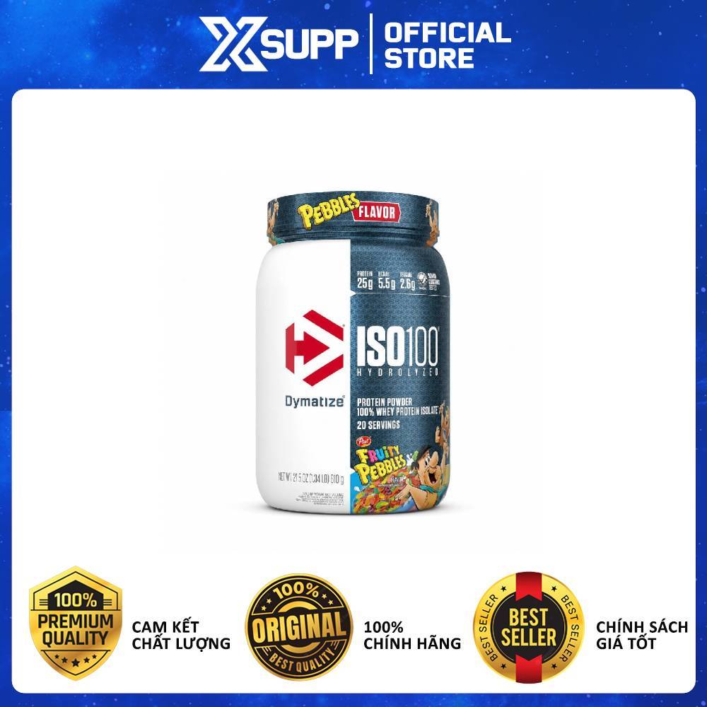 Dymatize ISO100 Whey Protein  Dạng Bột Dễ Pha