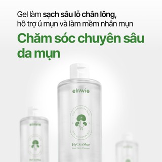 Ủ Mụn Làm Sạch Sâu Elravie HyCicaMue Pore Deep Cleanser 500ml