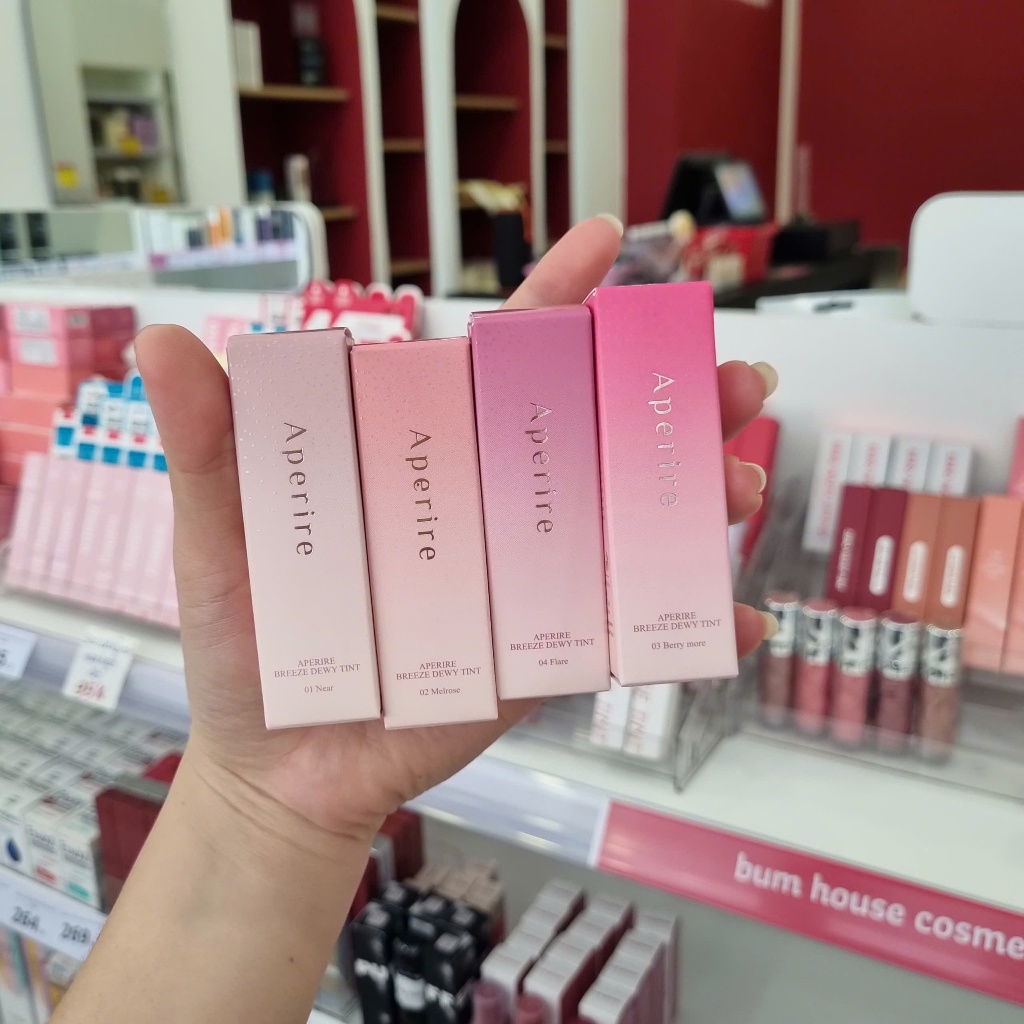 (Hàng Cty) Son Tint Bóng Môi Căng Mọng Aperire Breeze Dewy Tint 4.5g