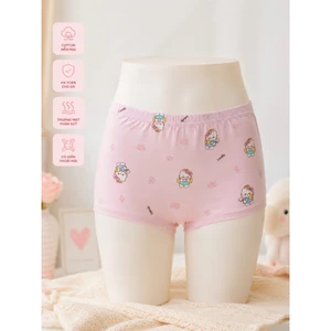 Quần lót trẻ em gái bằng Cotton , họa tiết Hello Kitty, mềm mại thoáng khí