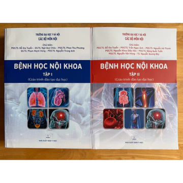 Sách - Bệnh học nội khoa tập 1 + 2 ( ĐH YHN 2026)