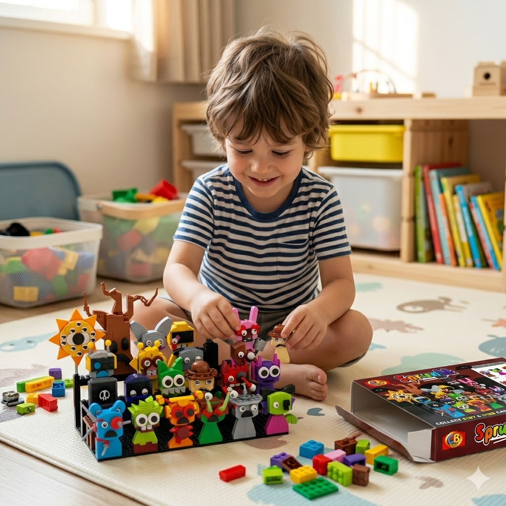 Đồ Chơi Lắp Ráp Sprunki 11 Nhân Vật CB Toys 5187 Mô Hình Trưng Bày Sáng Tạo Quà Tặng Cho Bé